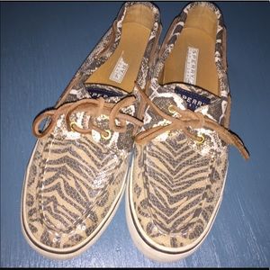 Animal Print Sperrys
